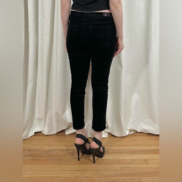 AG Jeans Velvet Low Rise Skinny Jeans - Picture 5 of 8